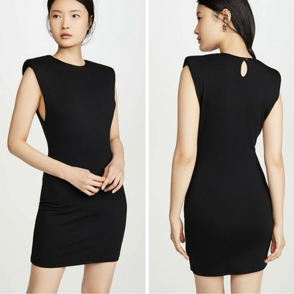 Reformation Black Mini Dress